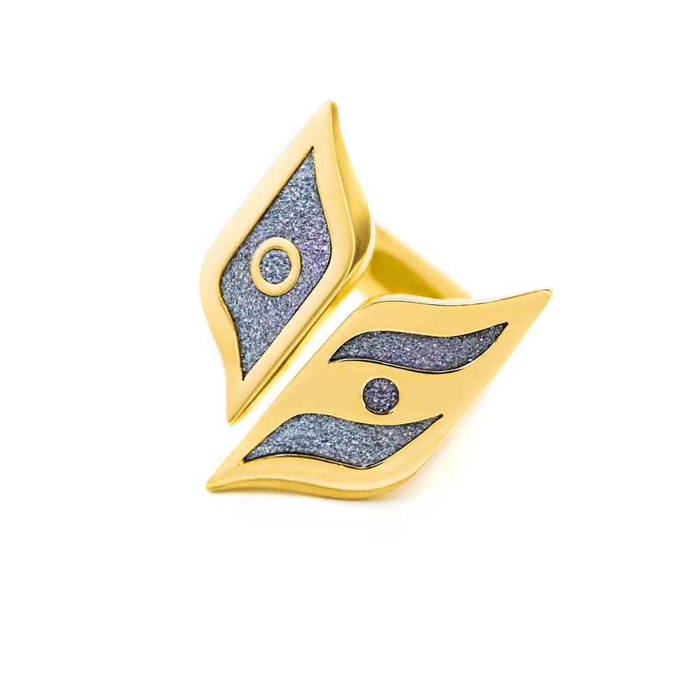 Ring Golden Snitch with osmium elements
