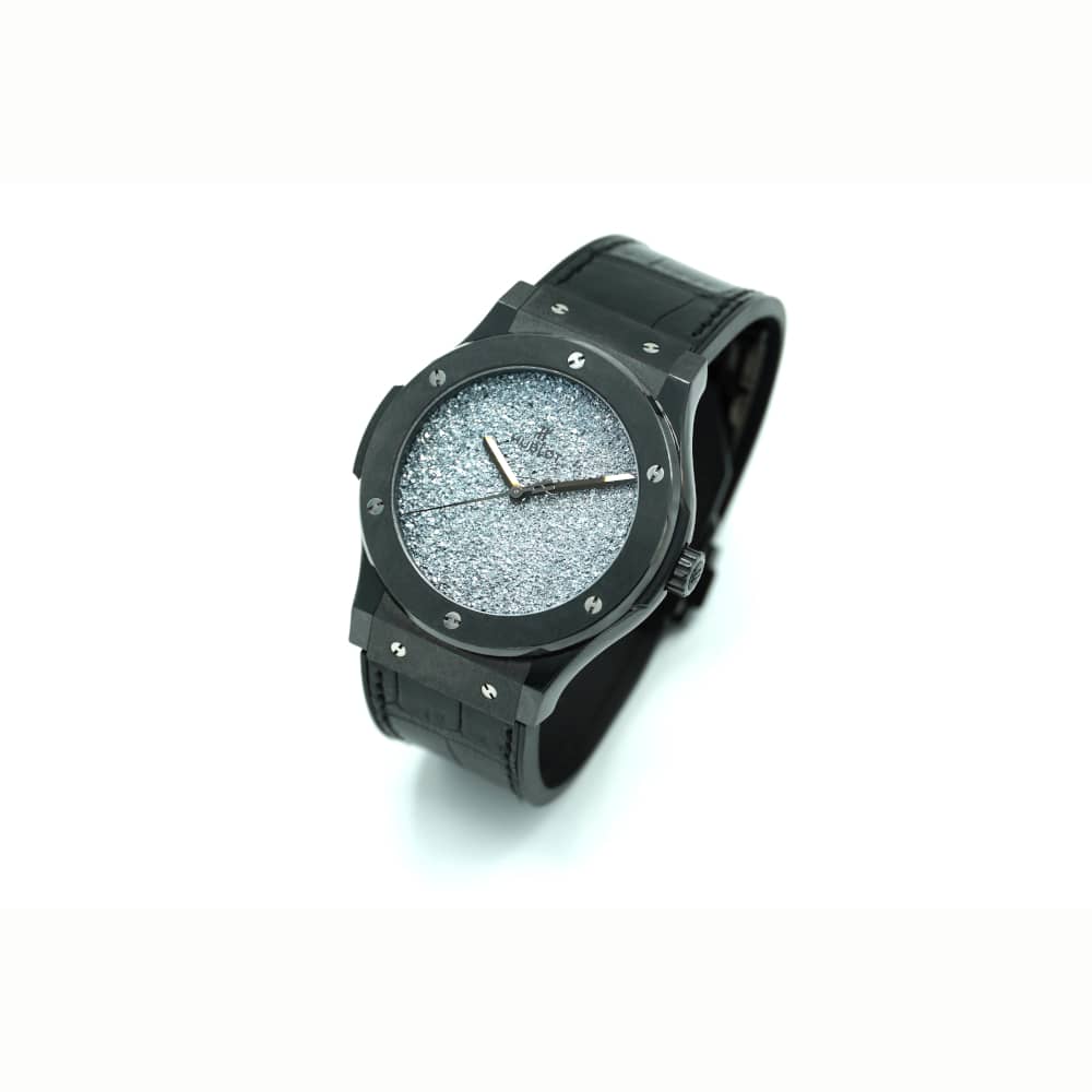 Hublot watch with osmium dial