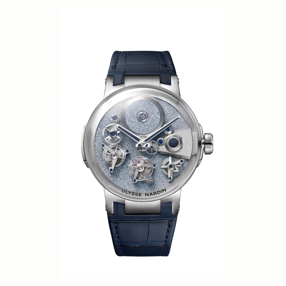 Watch from Ulysse Nardin with osmium dial